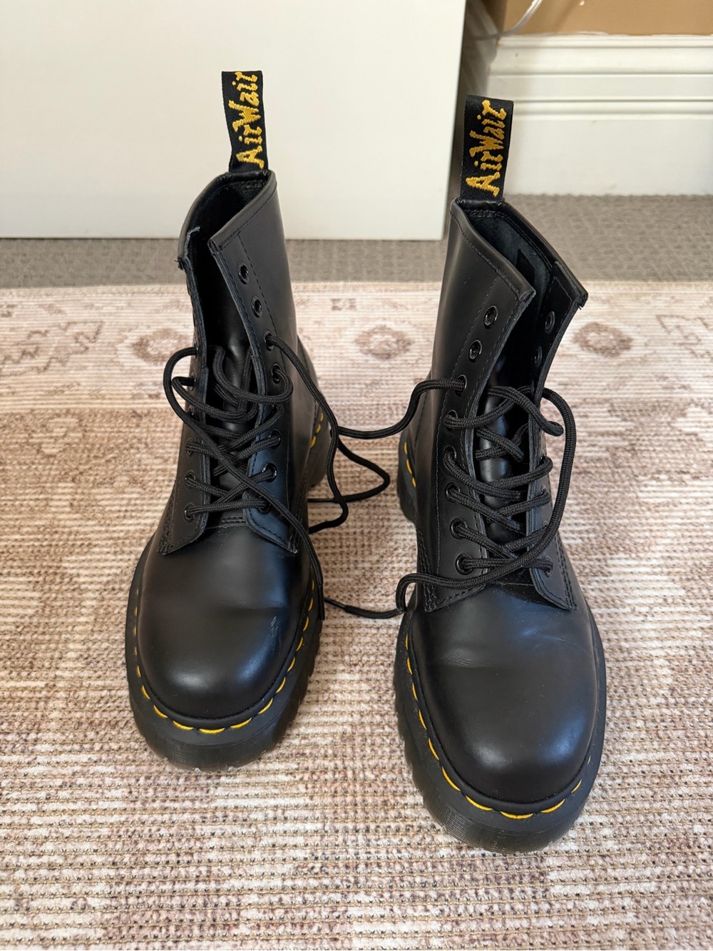 Dr. Martens Smooth Leather Lace Up Boots